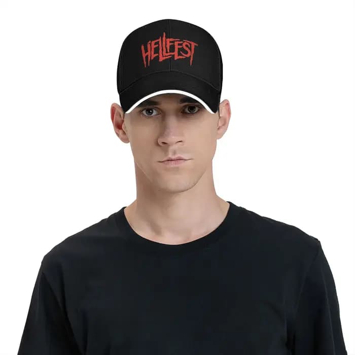 Hellfest Heavy Metal Festival de musique Logo casquette de Baseball décontracté camionneur chapeau été unisexe hommes
