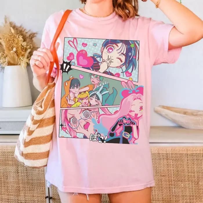 T-shirt graphique 2026 Alien Stage Mizi Till Ivan Pop Idol
