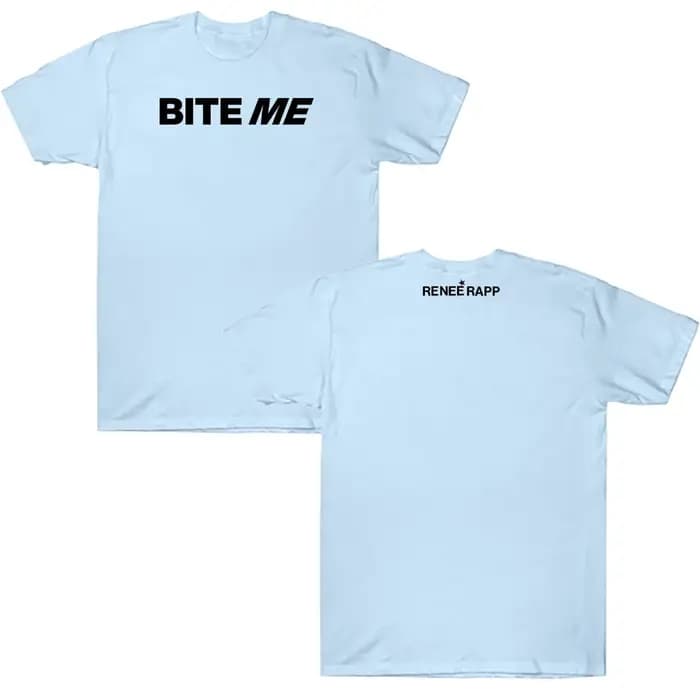 Reneé Rapp chanteur Album impression t-shirts Bite Me T-shirt coton doux unisexe Streetwear à manches courtes col rond