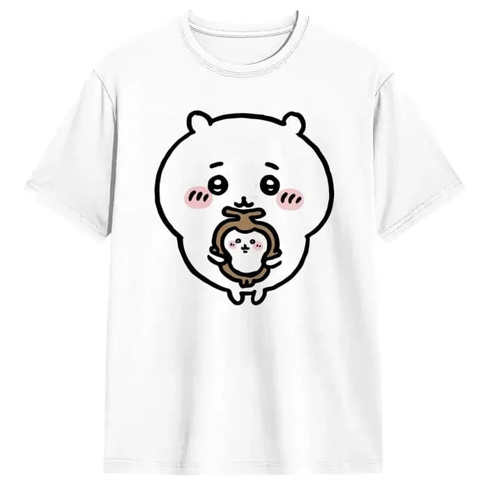 Chiikawas Kurimanju T-shirt pour bébé, T-shirts amusants d'été Y2K, T-shirt Hippie en pur coton pour