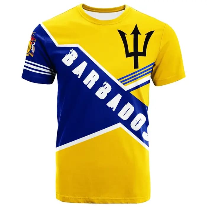 T-shirt graphique sensation de Barbade pour hommes