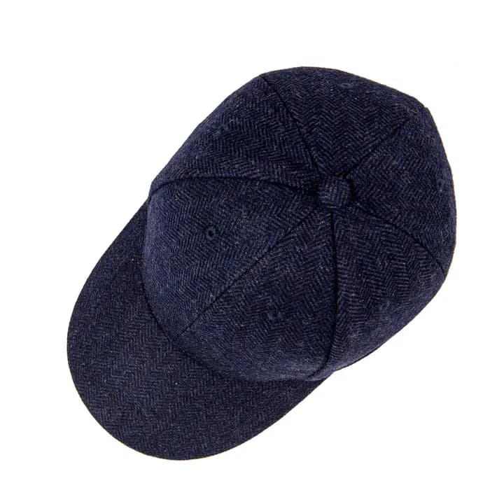 Botvela – casquette de Baseball en Tweed à chevrons pour hommes