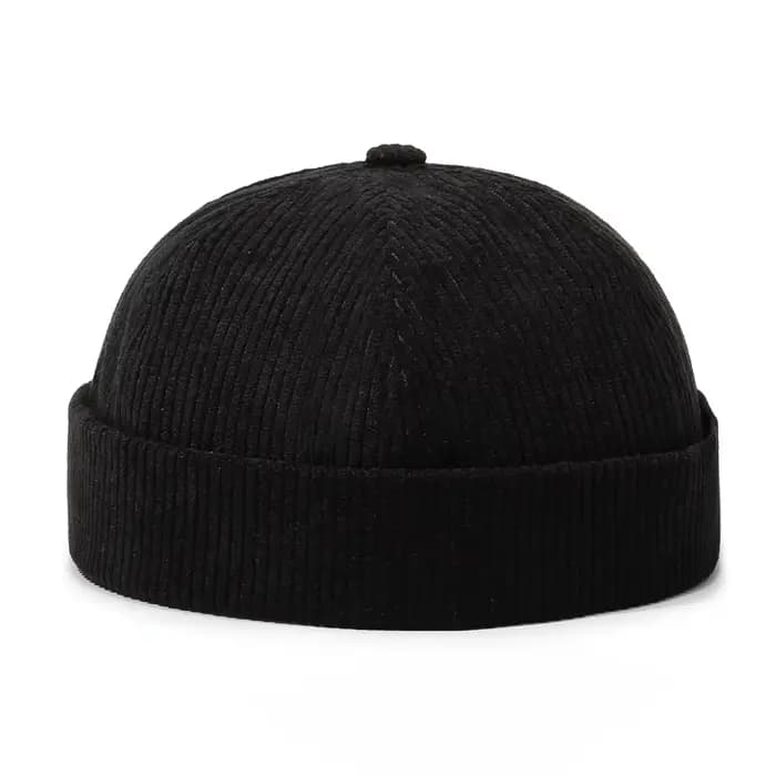 Casquette en velours côtelé Patch Landlord - Style tendance streetwear et moto