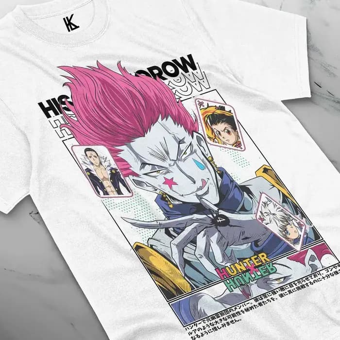 Chemise Hisoka Hunter X Hunter Manga Strip HXH Anime t-shirt unisexe