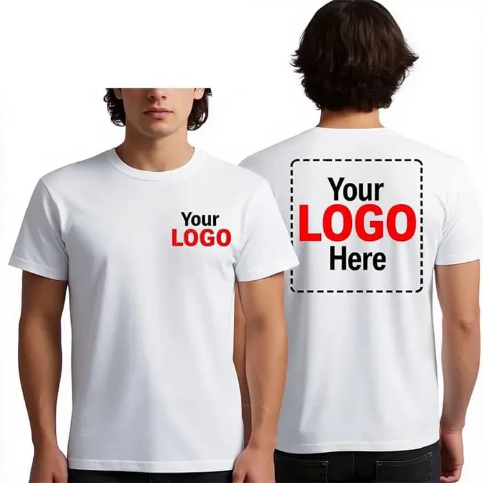 T-shirt unisexe en coton pour hommes