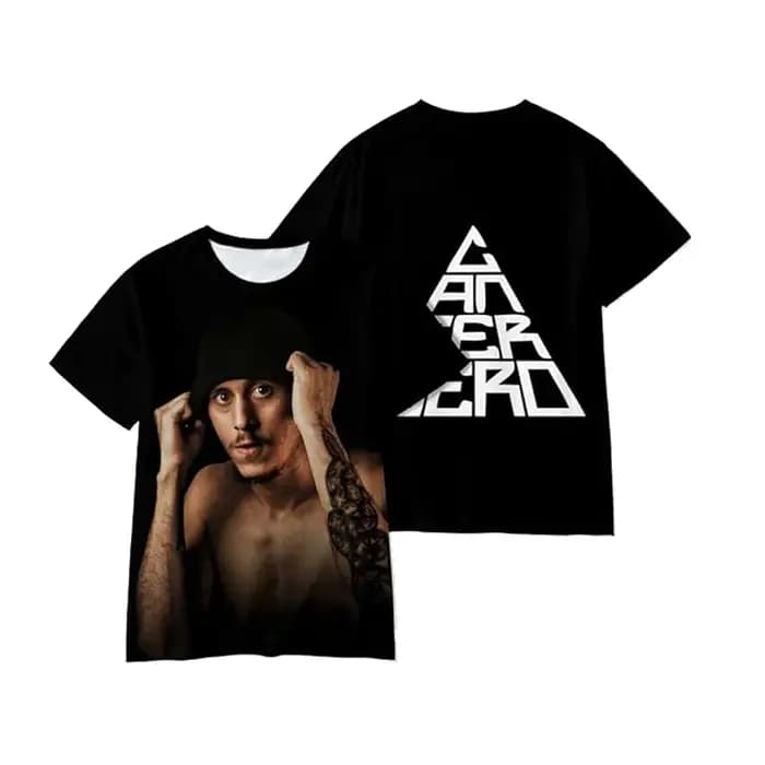 Rappeur Canserbero impression 3D T-Shirts hommes femmes décontracté mode surdimensionné Hip Hop à manches courtes