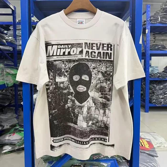 T-shirt Streetwear 26SS à imprimé graphique pour hommes et femmes