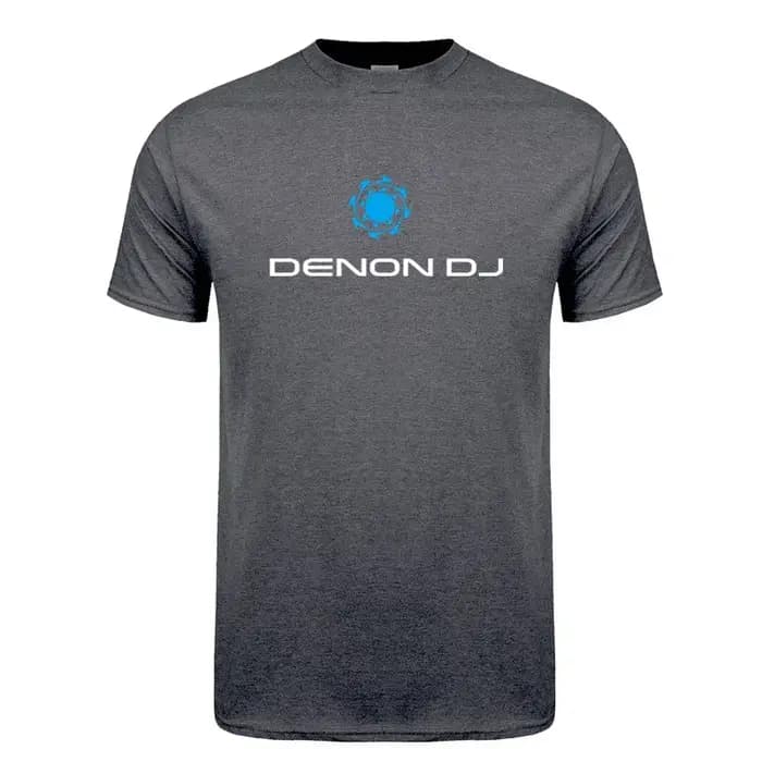 Denon Dj t-shirt été hommes coton col rond à manches courtes joueur médias T-shirts homme hauts LH-303