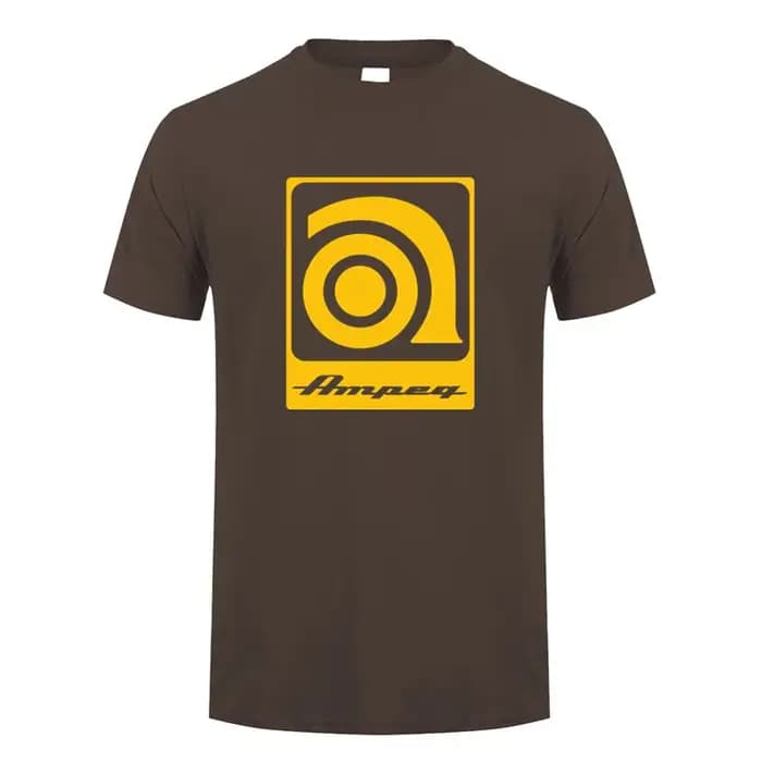 Ampeg musique Logo t-shirt hommes coton été à manches courtes drôle hauts