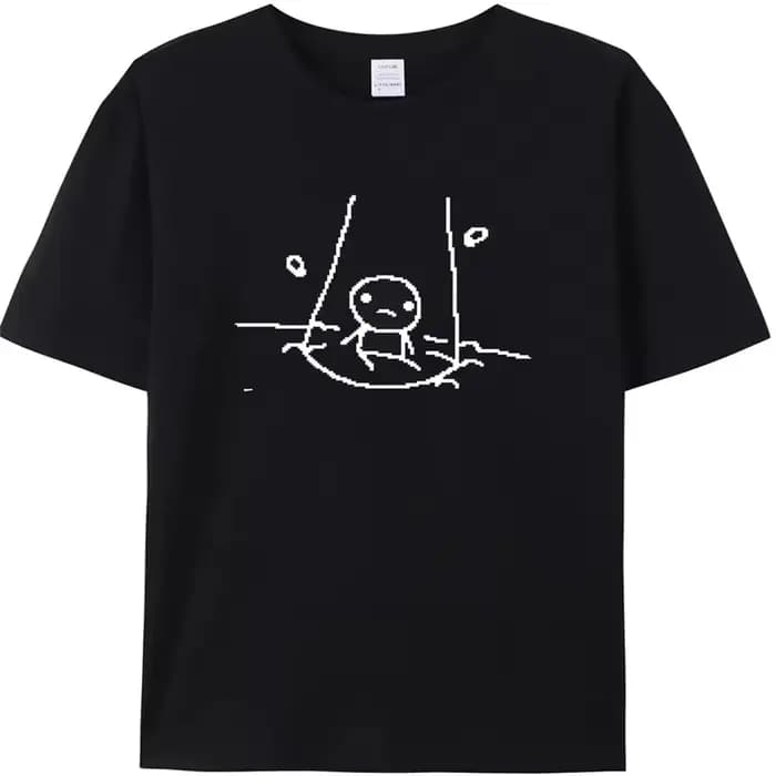T-shirt en coton pour femme style streetwear avec graphisme psychédélique The Binding of Isaac design années 2000 confortable et respirant