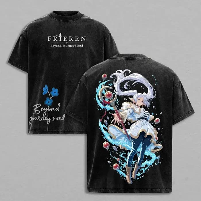 T-shirt imprimé Anime Frieren