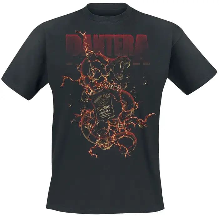 T-Shirt avec Logo Pantera pour hommes et femmes