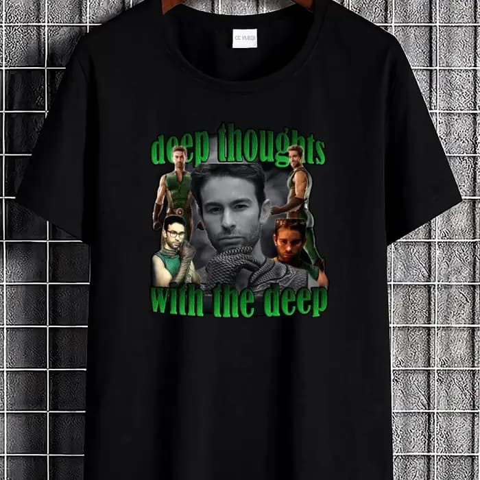 Deep Thoughts with The Boys T-shirt humoristique et offensant, style Meme, sarcasme pour lui, vêteme