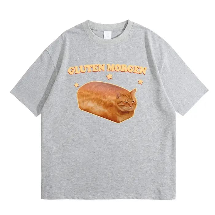 T-shirt humoristique avec motif de chat