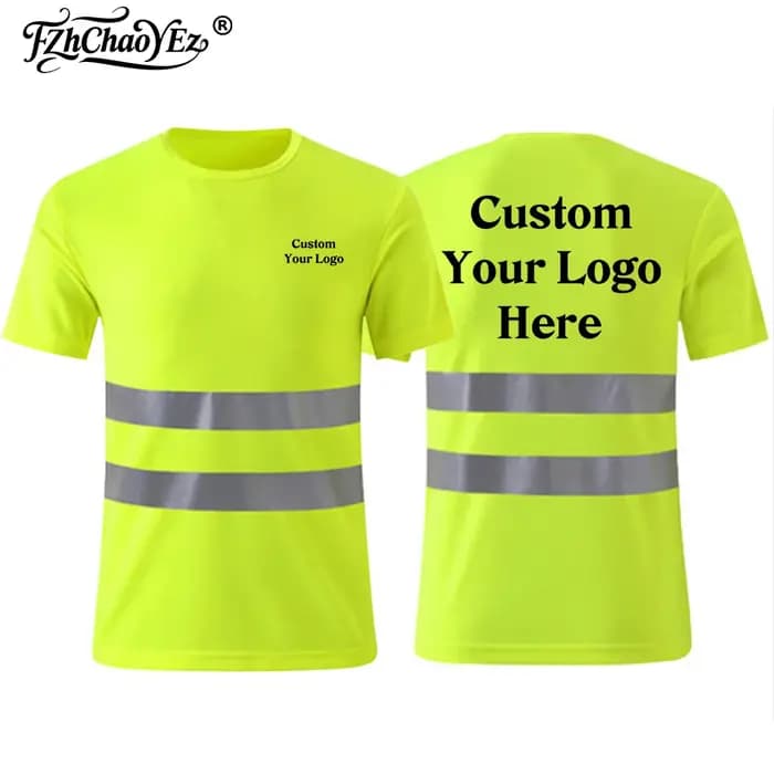 T-shirt à manches courtes personnalisable avec logo