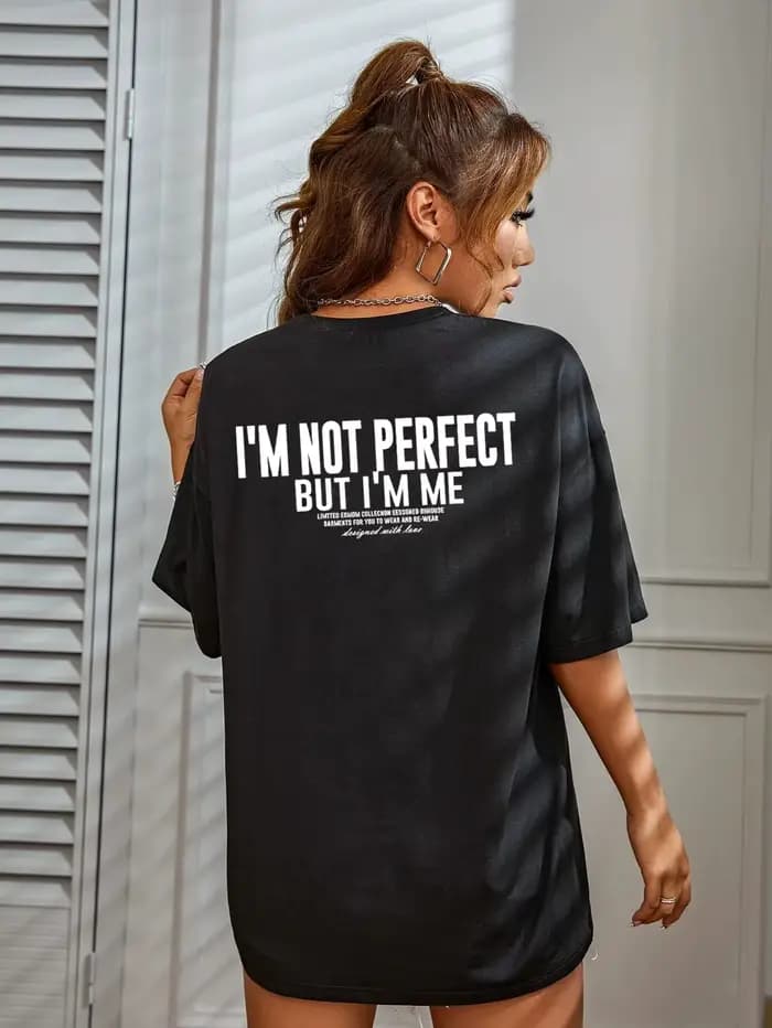 T-shirt imprimé lettres