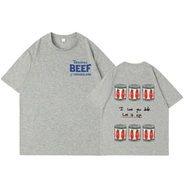 L'ours série TV l'origine boeuf de Chicagoland T-shirt Harajuku hommes femmes vêtements mode décontracté coton surdimensionné t-shirts