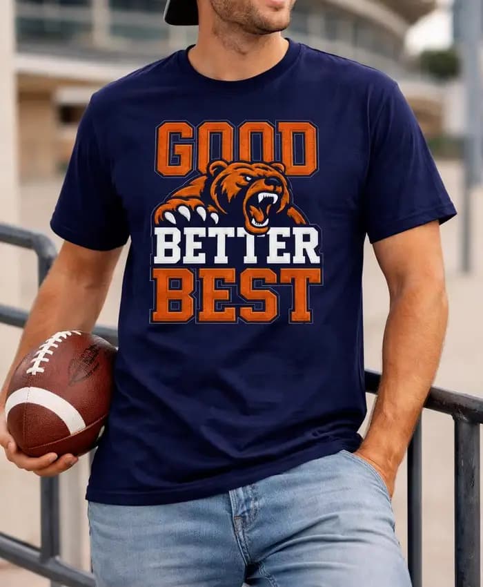 T-shirt Good Better Best Bear