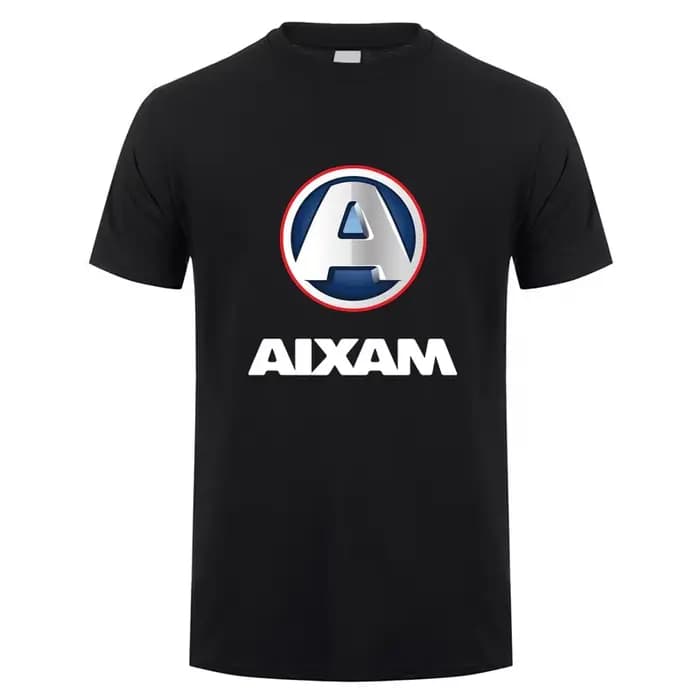 Aixam t-shirt été hommes à manches courtes T-shirts haut Cool Streetwear homme coton