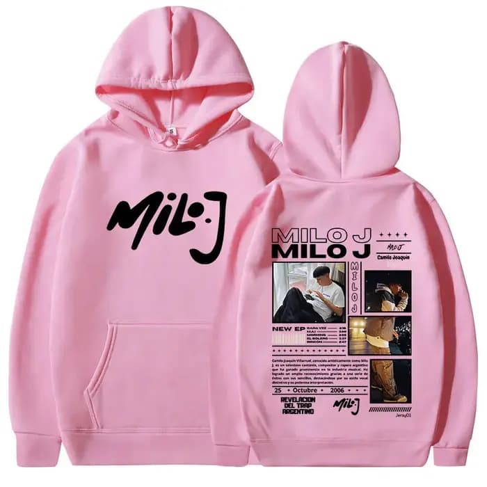 Rappeur Milo J 111 Album Merch sweat à capuche pour homme femmes vêtements Vintage Hip Hop
