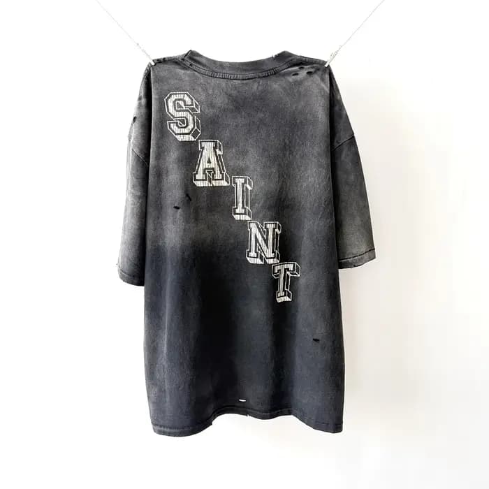 T-shirts imprimés Saint x Death Angel 2026ss pour femmes et hommes