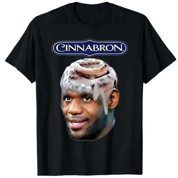 Cinnabron Meme T-Shirt drôle mode homme vêtements de rue à manches courtes disant T-Shirt nouveauté
