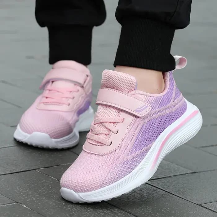 Tricot filles Tenis Sneaker enfants chaussures 4-12 ans léger plate-forme souple