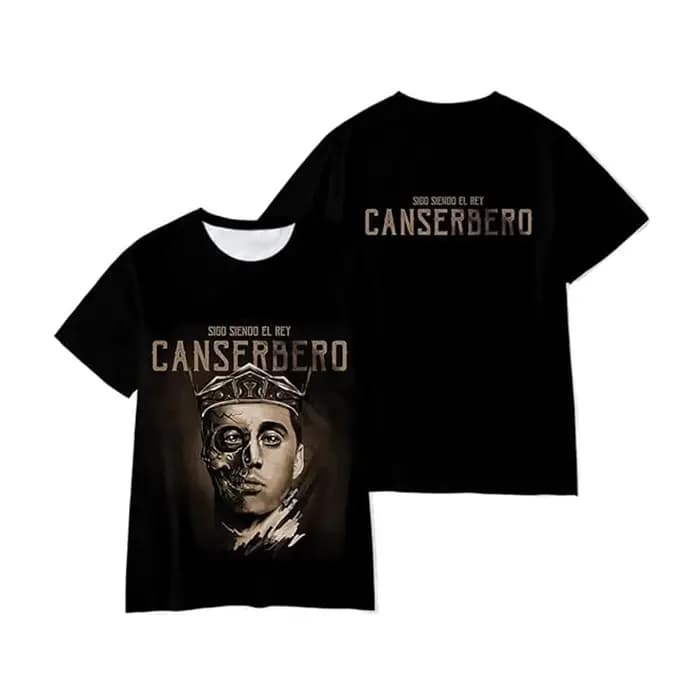 Rappeur Canserbero impression 3D T-Shirts hommes femmes décontracté mode surdimensionné Hip Hop à manches courtes