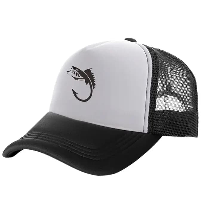 Hameçon Homme Casquettes De Camionneur Hommes Cool Style Extérieur Chapeaux De Pêche Mode Casquette De Baseball D'été