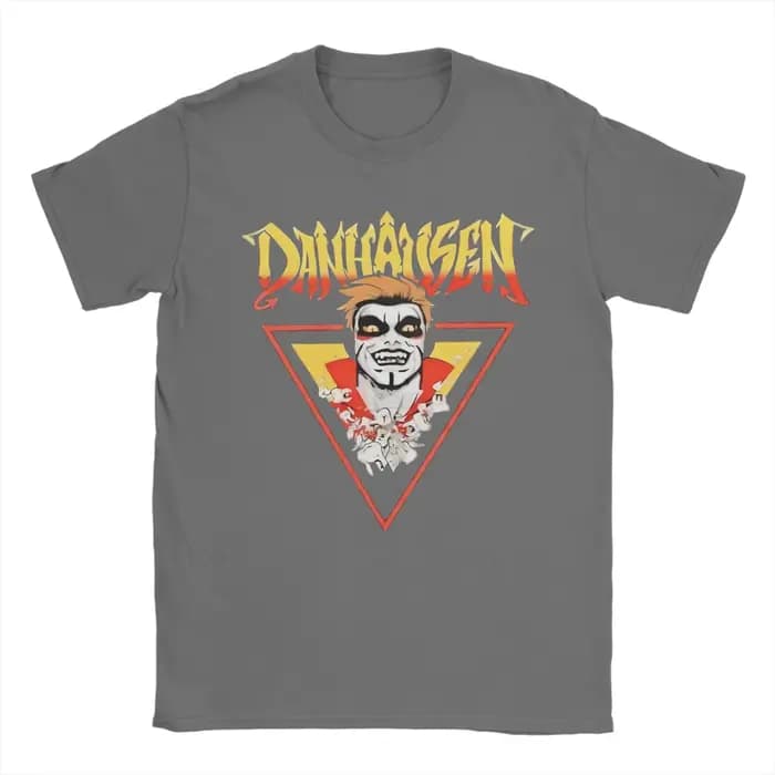 Danhausen Wrestler T-shirts pour hommes en coton vintage à col rond à manches courtes vêtements grande taille