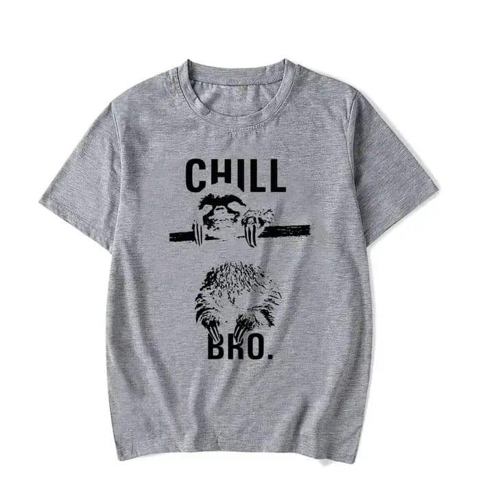 T-shirt Makaya Cool Swag avec Sloth Chill Bro pour hommes et femmes