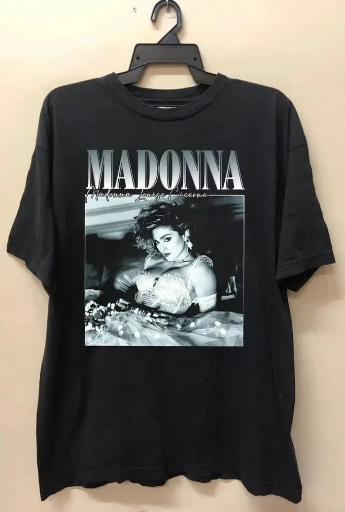 T-shirt Tour Madonna The Celebration, cadeau vintage pour les amateurs de musique des années 90, T-s