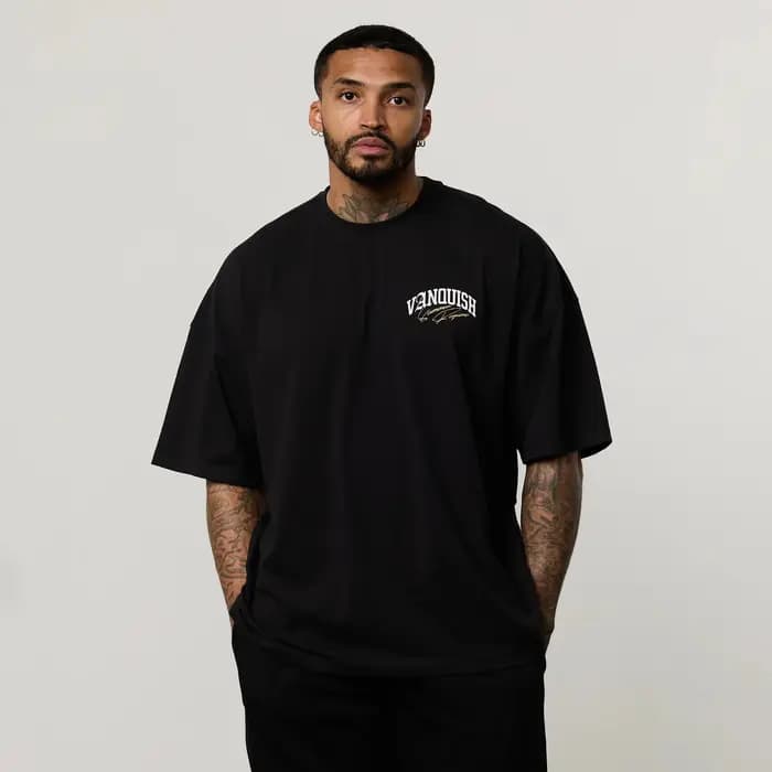 T-shirt de sport gris, style streetwear