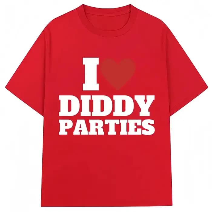 J'aime les fêtes drôle impression T-shirt nouveauté créativité mode hommes femmes à manches courtes surdimensionné col