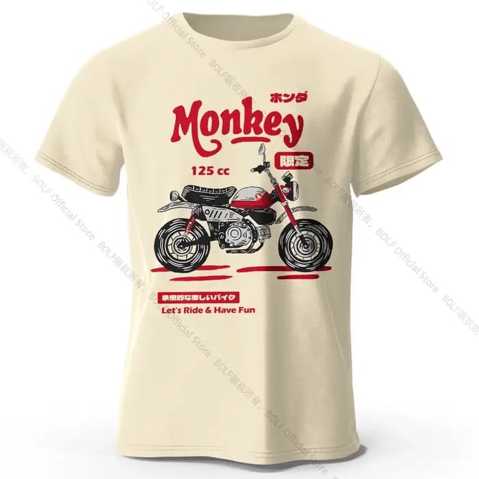 T-shirt vintage avec dessin de moto
