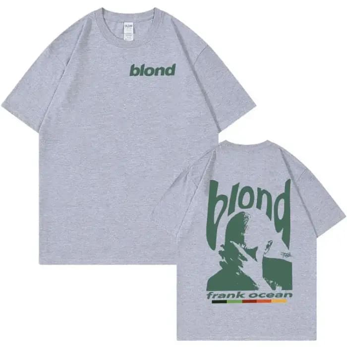 Rappeur Frank rétro graphique T-shirt hommes femmes Hip Hop océan Album vêtements T-Shirts Y2k unisexe blond mode