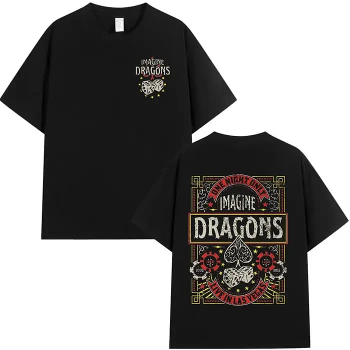 Rock Band Imagine Dragons Album de musique T-shirt mode Hip Hop