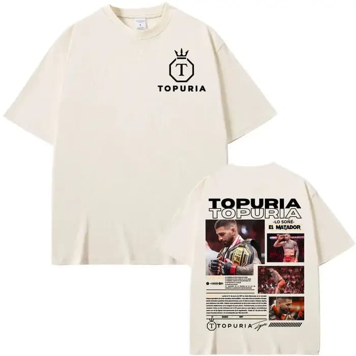 Ilia Topuria Lo Sone El Matador T-shirts graphiques pour hommes mode Vintage à manches courtes T-shirt unisexe