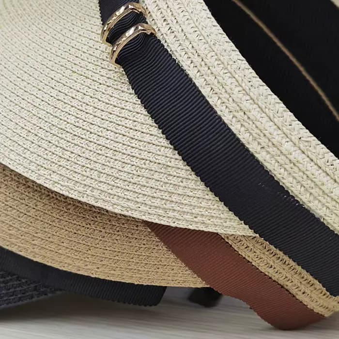 Casquette pare-soleil d'été à large bord pour femme