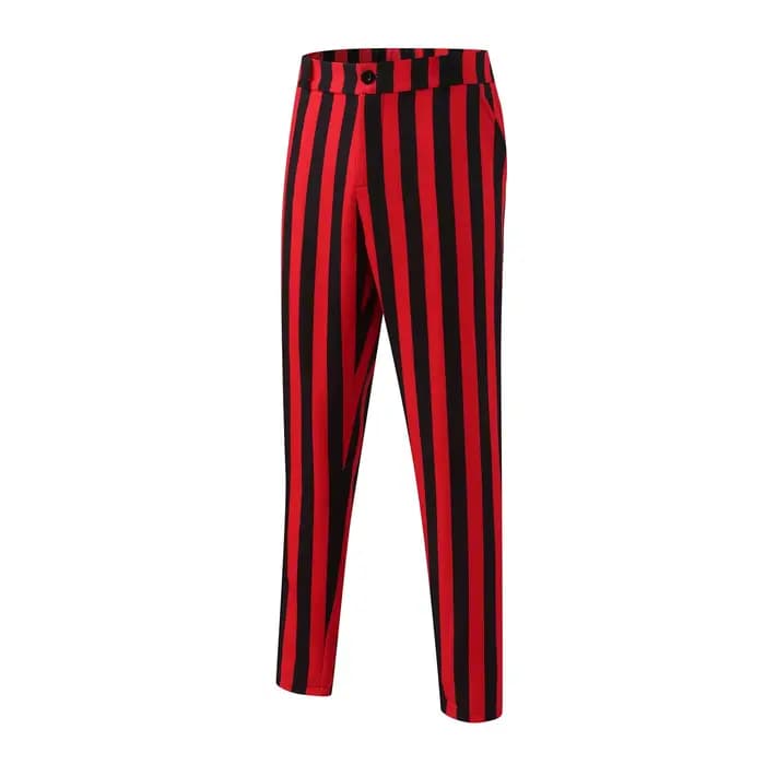 Pantalons pour hommes mode été automne rayé grande taille rafraîchissant pantalon décontracté haute rue Harajuku