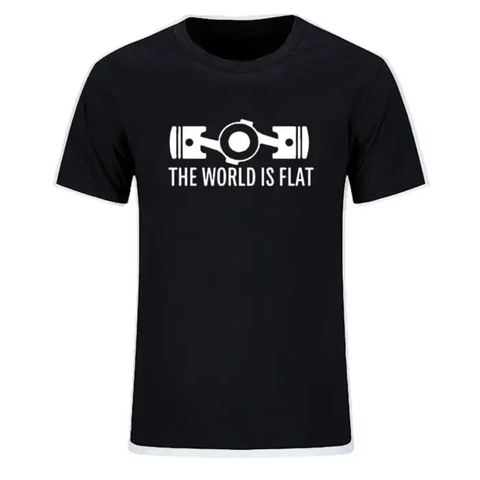 T-shirt manches courtes col rond pour homme, estival et personnalisé, en coton, taille ue, le monde