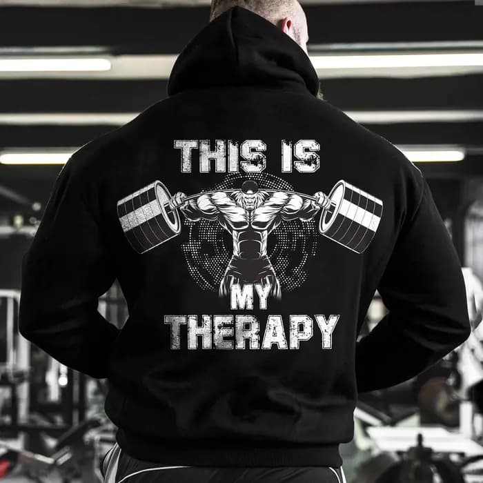 C'est mon motif de thérapie à capuche pour hommes automne hiver nouveaux sweats