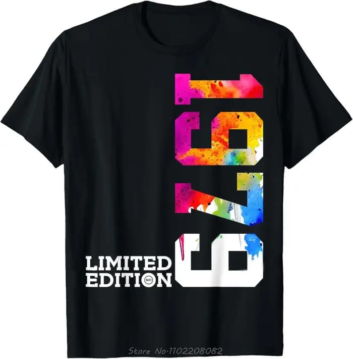 Nouveauté Vintage fabriqué en 1979 T-shirt hommes coton vêtements mode surdimensionné
