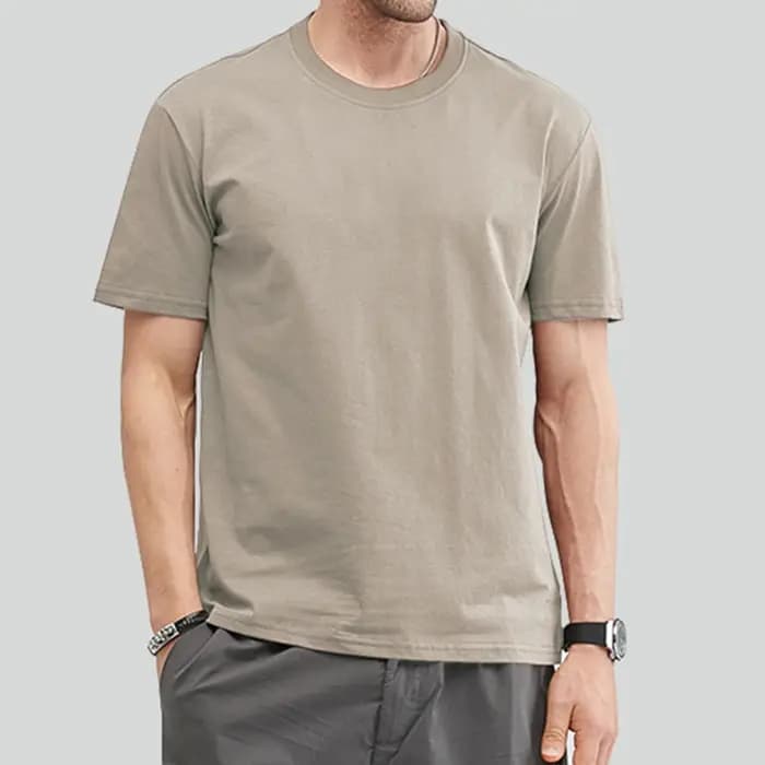 Offre spéciale T-Shirts d'été hommes femmes coton t-shirt mâle Simple solide