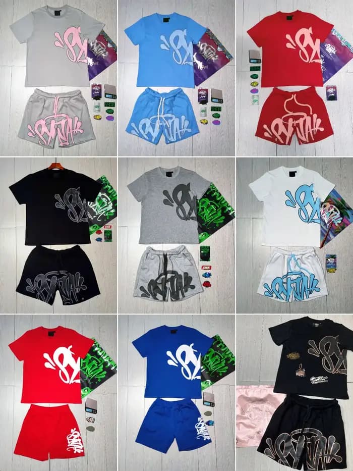 T-shirt et short décontractés d'été Synaworld pour l'extérieur