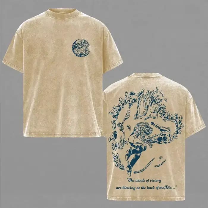 T-shirt en coton lavé pour hommes et femmes