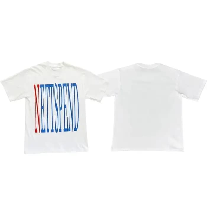 Nouveaux t-shirts Nettspend Invert Tour pour hommes, t-shirts en coton Hip Hop Skateboard Street, vêtements d'intérieur pour l'automne et l'hiver, streetwear