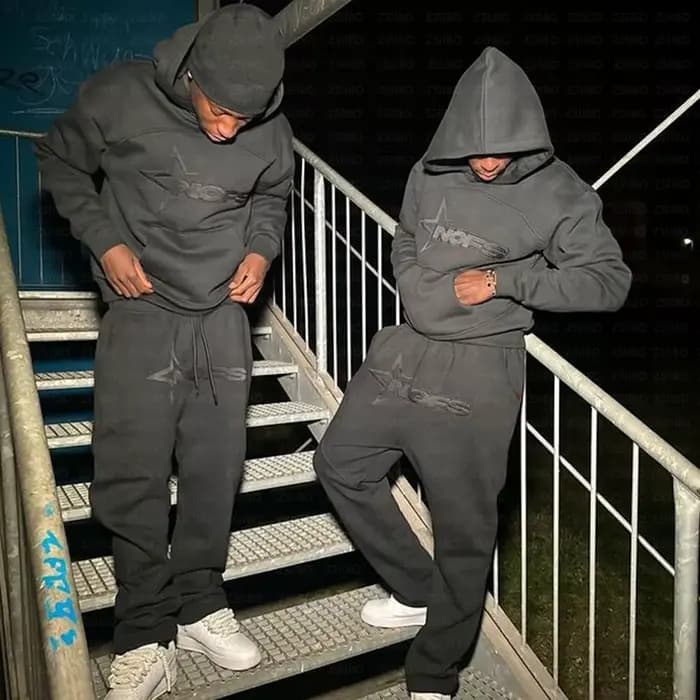 Sweat à capuche imprimé graphique lettre Hip Hop pour hommes