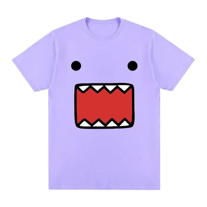 Domo Kun poupée visage graphique T-Shirts hommes femmes coton