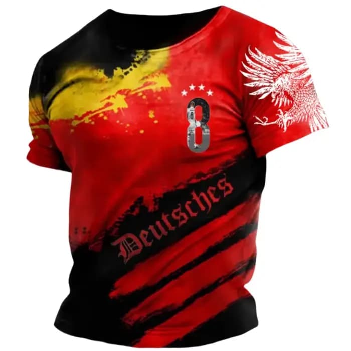 T-Shirt à Manches Courtes et Col Rond pour Homme, Streetwear, Été, 5XL